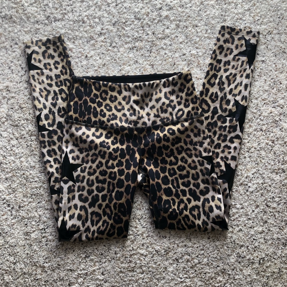 Noli Ace Leopard Leggings Size Small